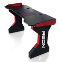 Escritorio Gaming Aeon Negro 140x60CM Melamina/Acrílico