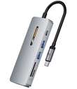 HUB USB-C Multifuncion TOOCKI 10 en 1 Tipo C a 4K HDMI USB3.0 Audio 3.5mm, Lector de Tarjetas SD TF PD 100W - THB10-JJCOG