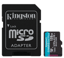 MEMORIA MICROSD KINGSTON 128GB V30 U3 CANVAS GO plus SDCG3/128GB